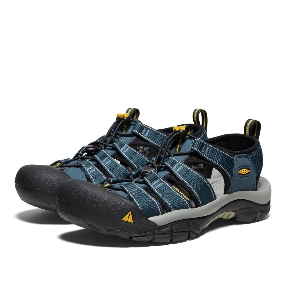 NWT KEEN Men's Newport H2 Waterproof Closed-Toe Water Sandals, Navy, Size 11.5 - Picture 4 of 8
